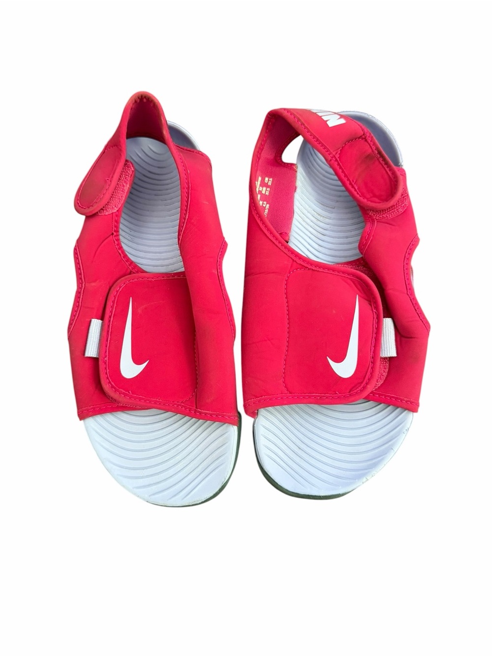 Nike Sunray Adjust 5 Sandals Pink White Youth Size 5Y EU 37.5